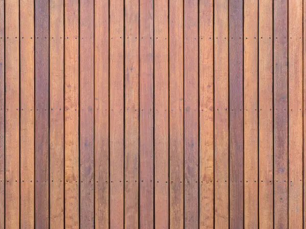 Mahogany wood decking surface